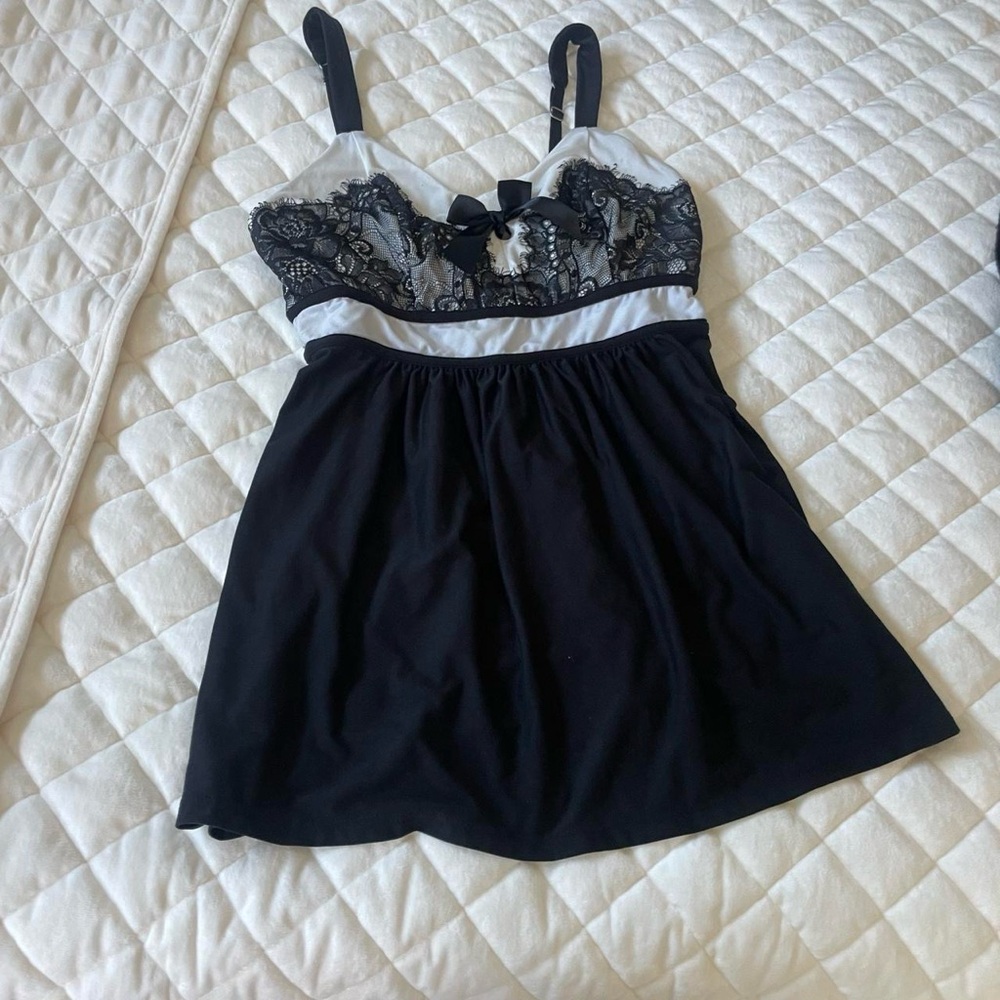 Black and White Lace SOMA Dress/Tank